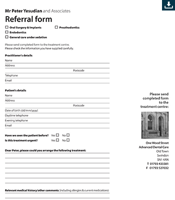 Yesudian Referral Form